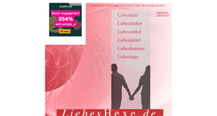 Desktop Screenshot of liebeshexe.de